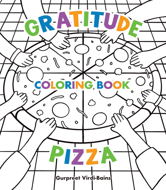 Gratitude Pizza Coloring Book (Digital Printable Download)