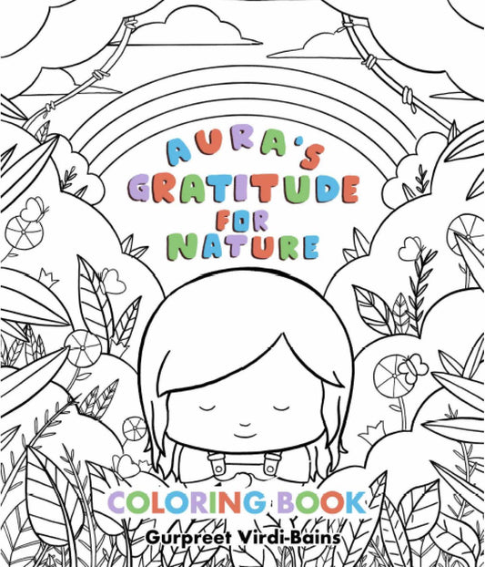 Aura's Gratitude for Nature Coloring Book (Digital Printable Download)